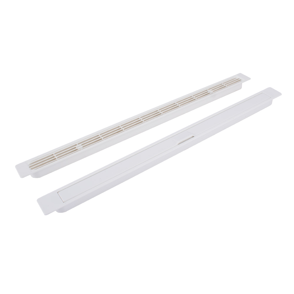 Mighton Flush-Fitting Trickle Vent and Canopy 300mm - White